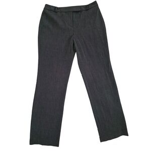 Charter Club Slim It Up Gray Straight Leg Dress Pants Womens Size 8 Stretch